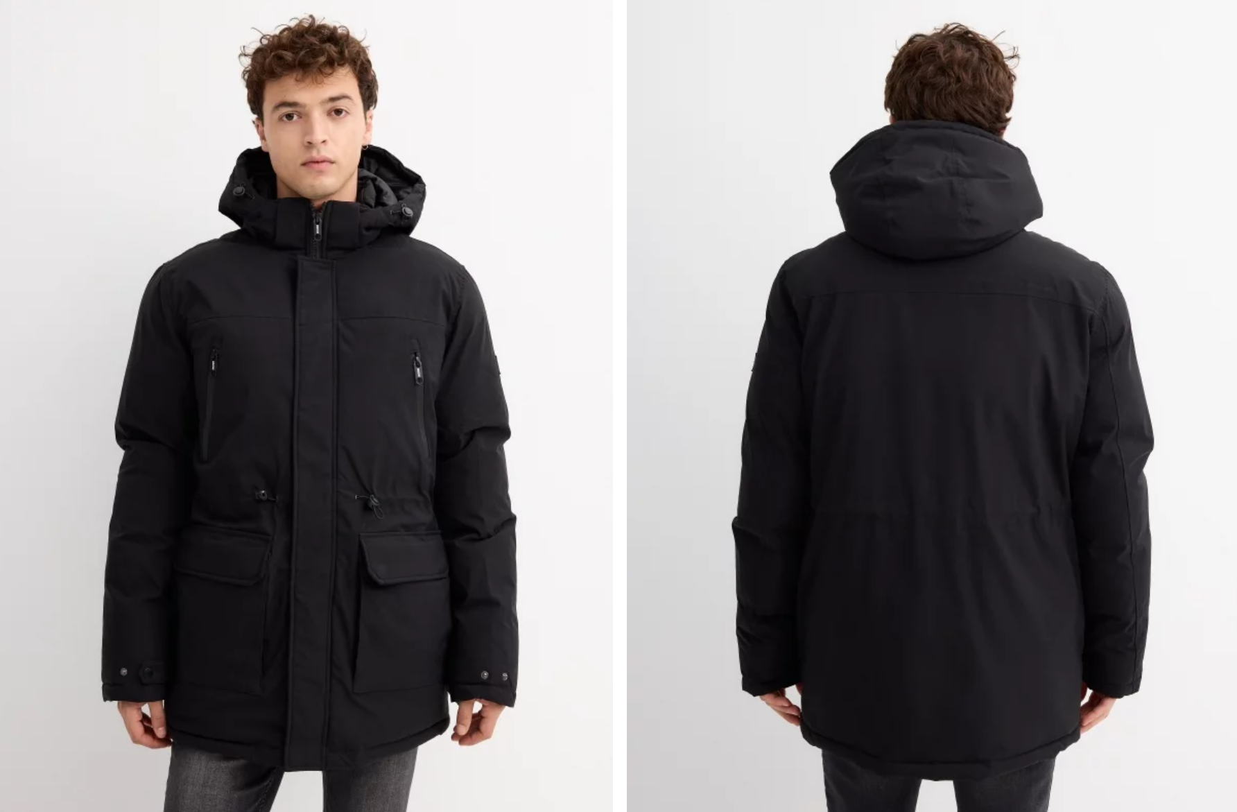 parka hombre con capucha 